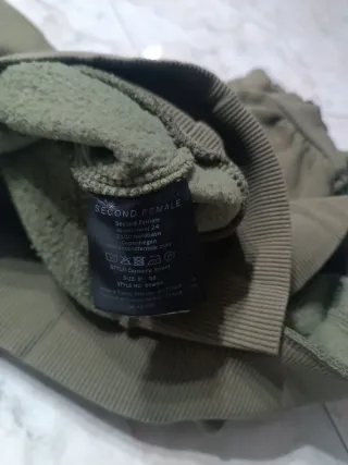 Felpa Second Female verde oliva tg M