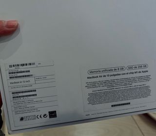 ¡Vendo MacBook Air - 13 pulgadas - 256GB!
