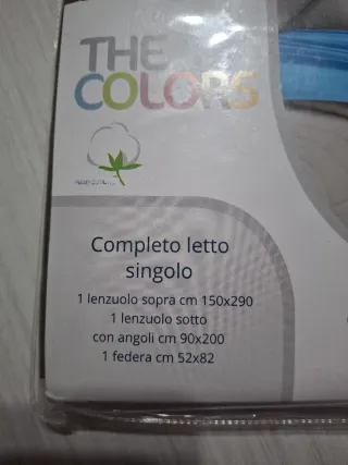 Completo Lenzuola Singolo Angel's Collection
