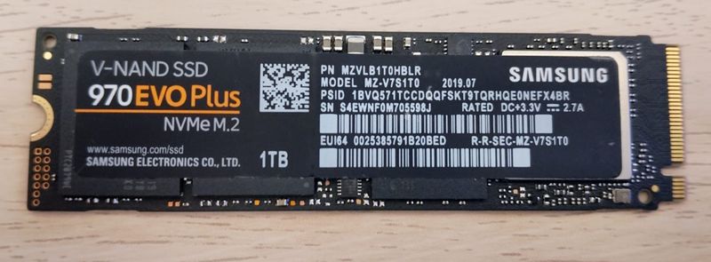 SSD Samsung 970 EVO Plus 1TB NVMe M.2