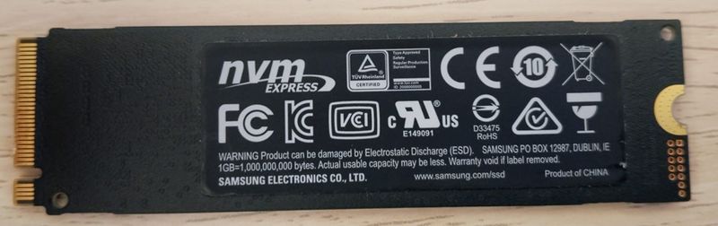 SSD Samsung 970 EVO Plus 1TB NVMe M.2 afbeelding 2