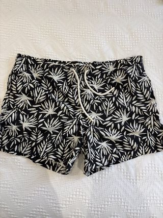Bañador ZARA estampado hojas talla 38 nuevo