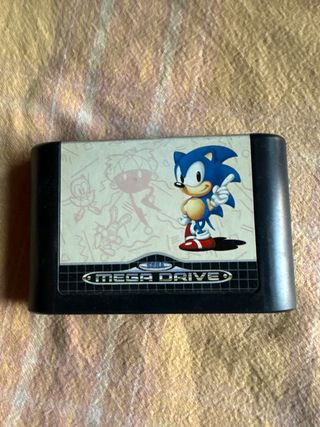 Cartuccia Sonic The Hedgehog per Sega Mega Drive