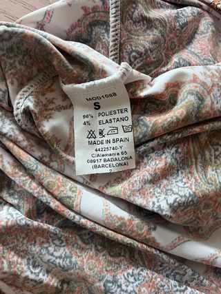 Vestido estampado talla S/M