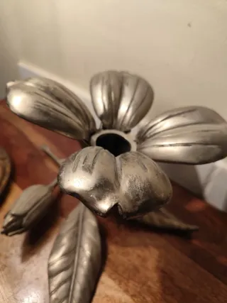 Cenicero y Velero Flor Metal