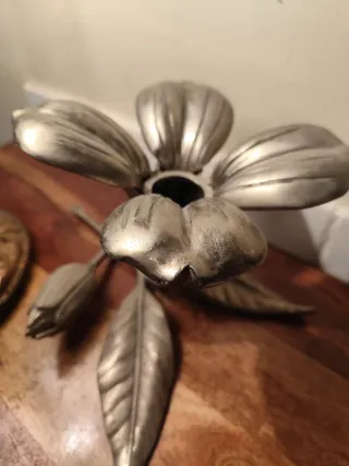 Cenicero y Velero Flor Metal