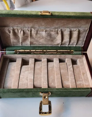 Joyero Relojero Piel Ante Villarubia