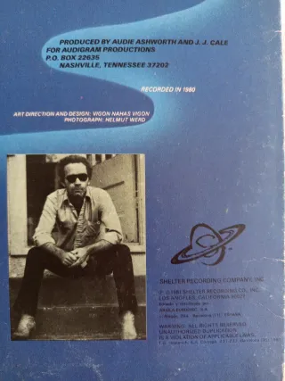 Vinilo J.J. Cale - Shades (1981)