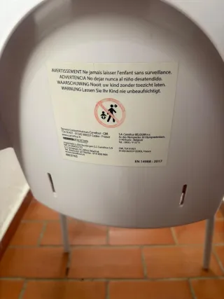 Trona de bebé con cojín