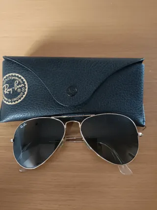 Gafas de Sol Ray-Ban Aviador Marrón/Dorado