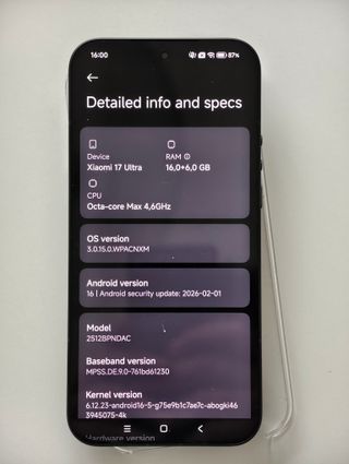 Xiaomi 17 Ultra 512GB Nero + Camera Kit. Perfetto!
