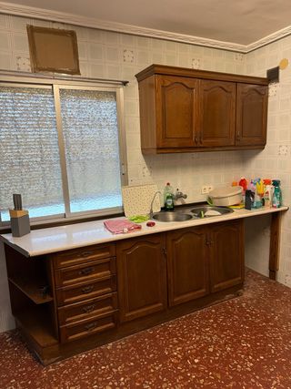 Muebles de cocina madera antiguos