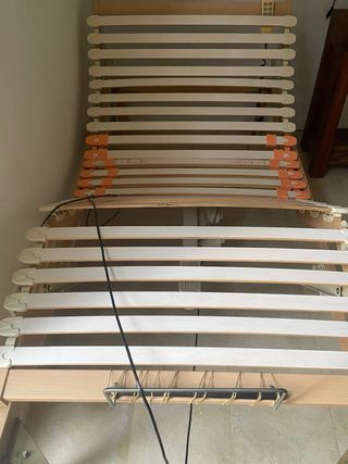 Cama articulada eléctrica con colchón