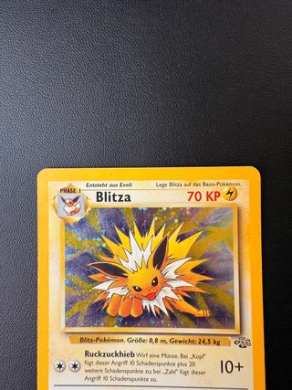 Pokemon Jolteon Jungle 4/64 Holo Alemán Vintage