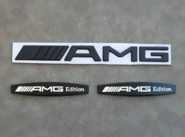 AMG Emblema Maletero y 2 Logos Laterales Mercedes