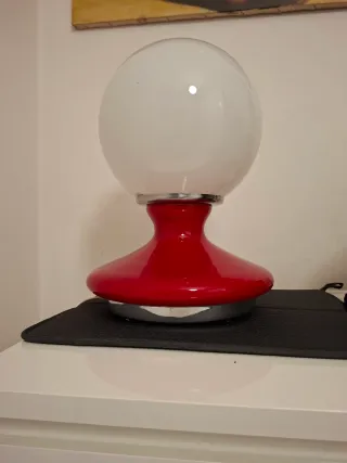 Lampada vintage vetro e metallo