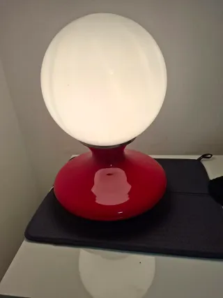 Lampada vintage vetro e metallo