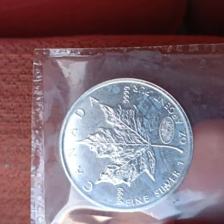 Moneta Argento 5 Dollari Canada 2000 Serie Speciale