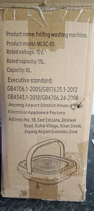 Mini Lavadora Portátil Eléctrica