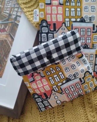 Funda libro hecha a mano | Casas