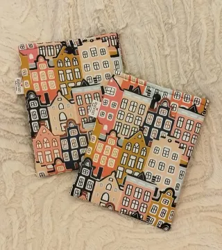 Funda libro hecha a mano | Casas