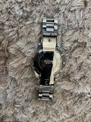 Reloj Michael Kors Bradshaw Plata y Blanco