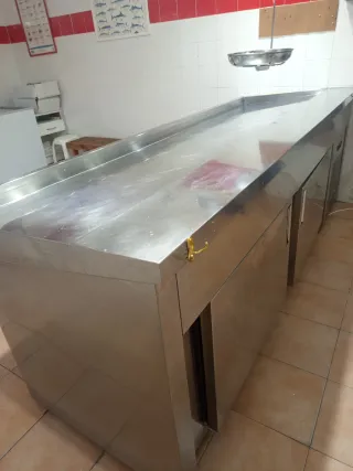 Mostrador Frigorífico con Diseño Marino