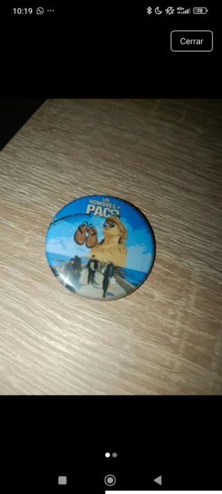 Figura "El perro andaluz" carnaval Cádiz + chapa