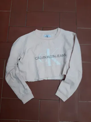 Jersey Calvin Klein crop top S