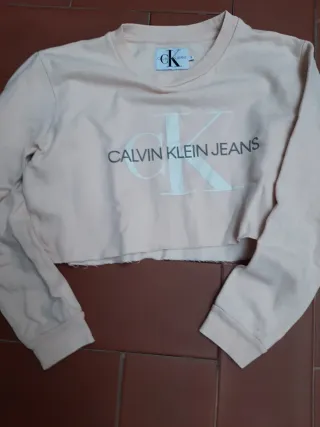 Jersey Calvin Klein crop top S