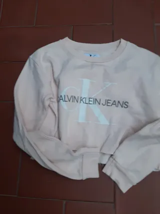 Jersey Calvin Klein crop top S