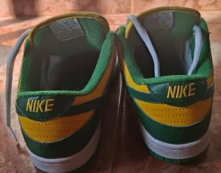 Nike Dunk Low Zapatillas Amarillo y Verde Talla 40