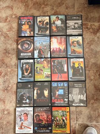 Lote 20 Películas DVD Acción/Crimen/Drama