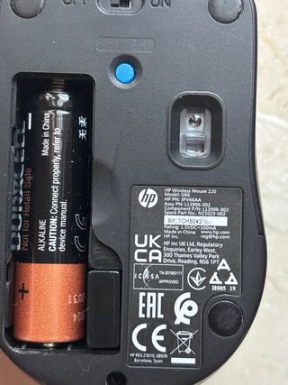 Ratón HP 220 Inalámbrico Negro