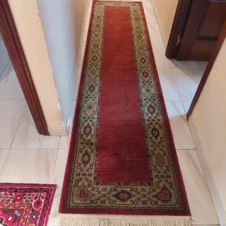 2 Tappeti da corridoio in lana. 3 m e 2,5 m