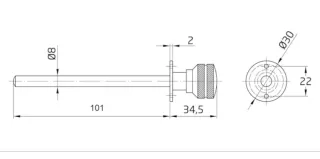 Pasador Ventana Corredera
