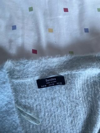 Jersey Corto Bershka azul suave