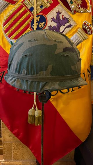 Casco M1 US Army con funda. Original de EE.UU.