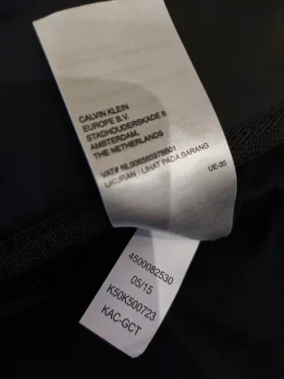 Bolso bandolera Calvin Klein negro