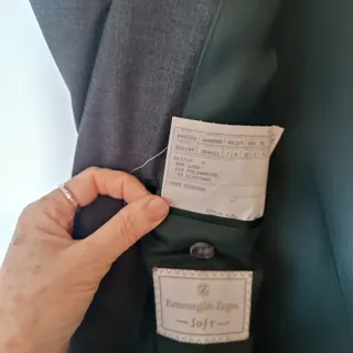 Traje de chaqueta Ermenegildo Zegna gris oscuro