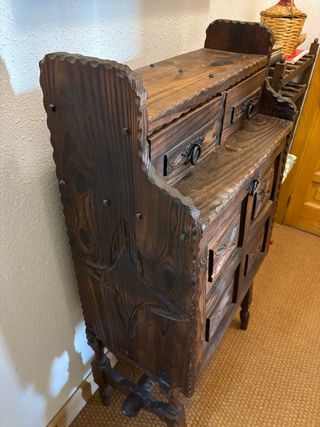 Mueble recibidor estilo castellano