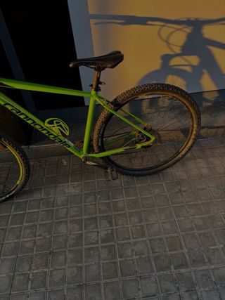 Bicicleta Cannondale Verde