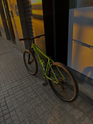 Bicicleta Cannondale Verde