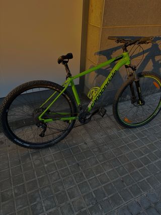 Bicicleta Cannondale Verde