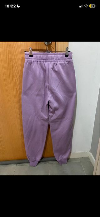 Pantalón chándal NYU morado