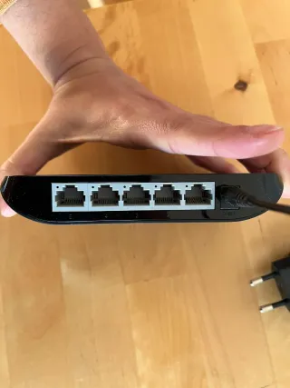 TP-Link router con salida Ethernet