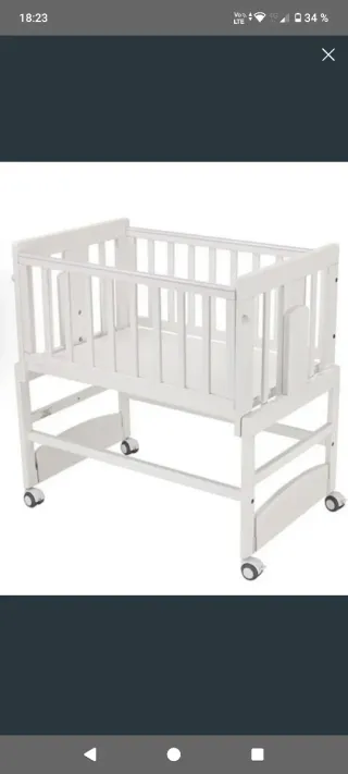 Minicuna colecho blanca