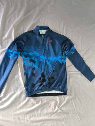 Maillot Ciclismo Invierno Azul