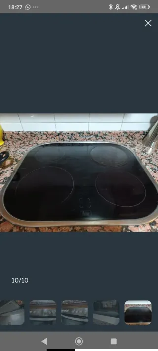 Horno, placa y campana de cocina