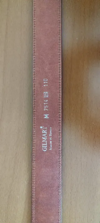 Cinturón de piel Gilmart